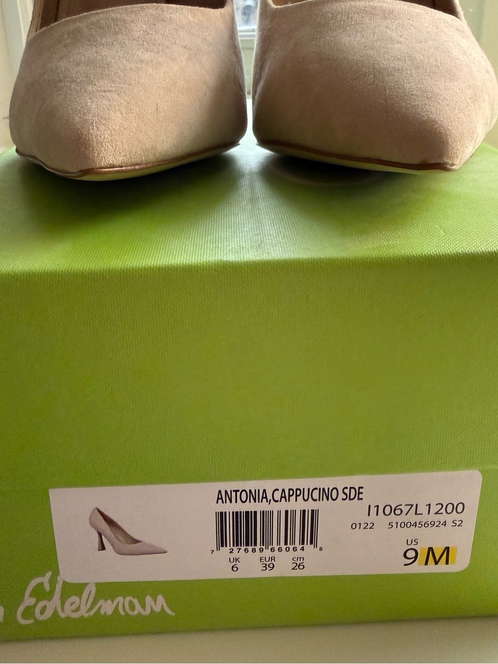 Sam Edelman Antonia Suede Pumps Cappuccino Size 9 NWT - Picture 6 of 6